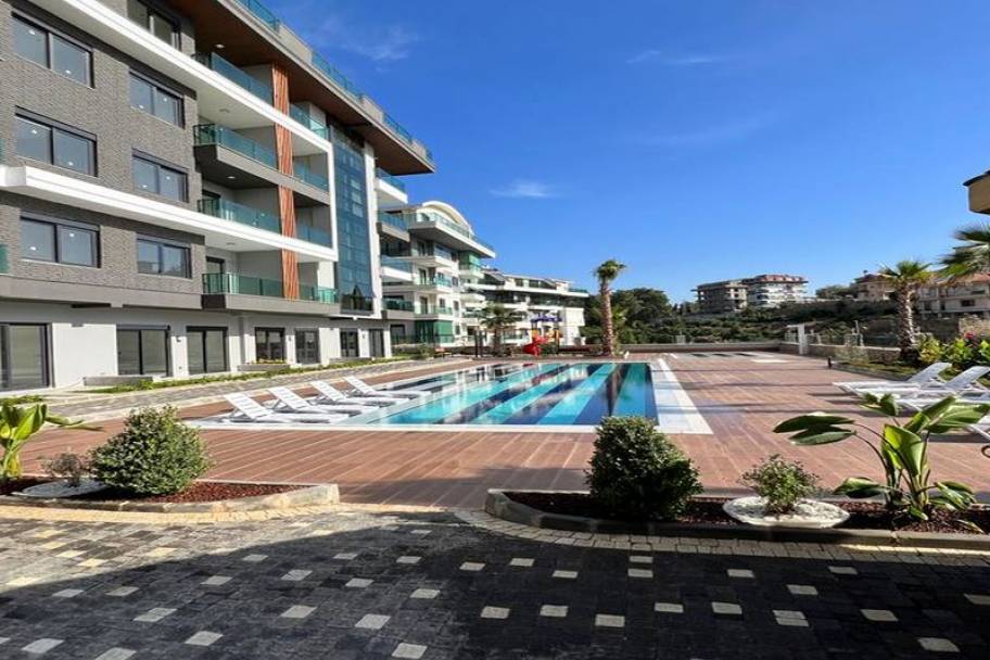 Luxe 1 + 1 appartement in Alanya Oba